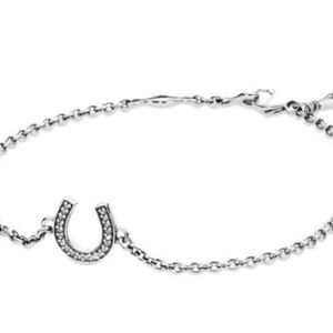 Pandora ALE Sterling Silver Lucy Horseshoe Bracelet
